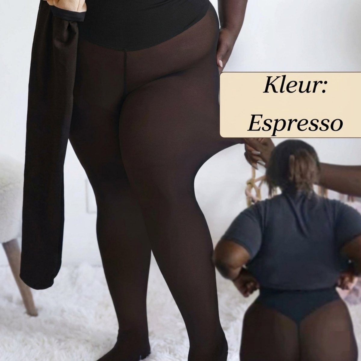 Zalecta™ Corrigerende Fleece Panty - High Waist Legging met Buikcontrole