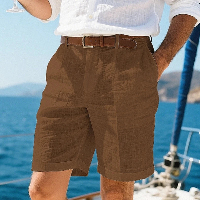 Zalecta | Ademende linnen short