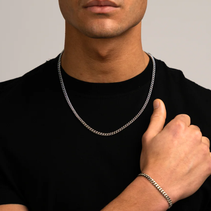 Zilveren Cuban Link Armband Heren - Grof Geschakelde Armband