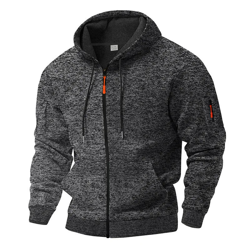 Levi | Robuuste Rits Hoodie