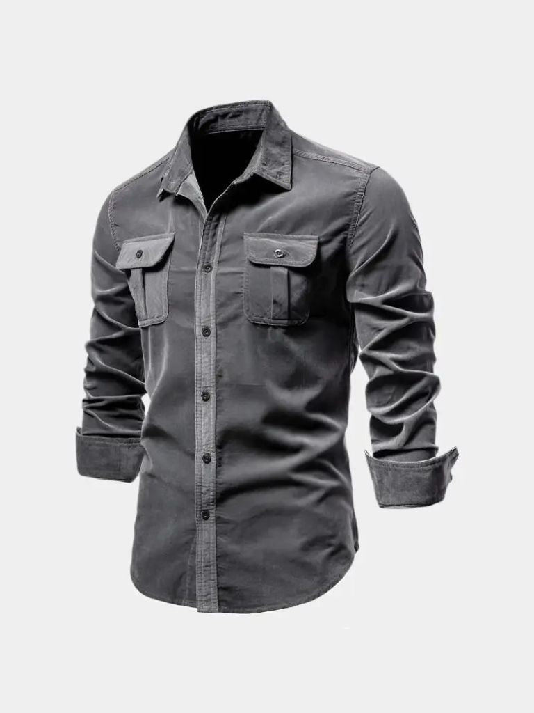 Matthijs | Casual Corduroy Overhemd