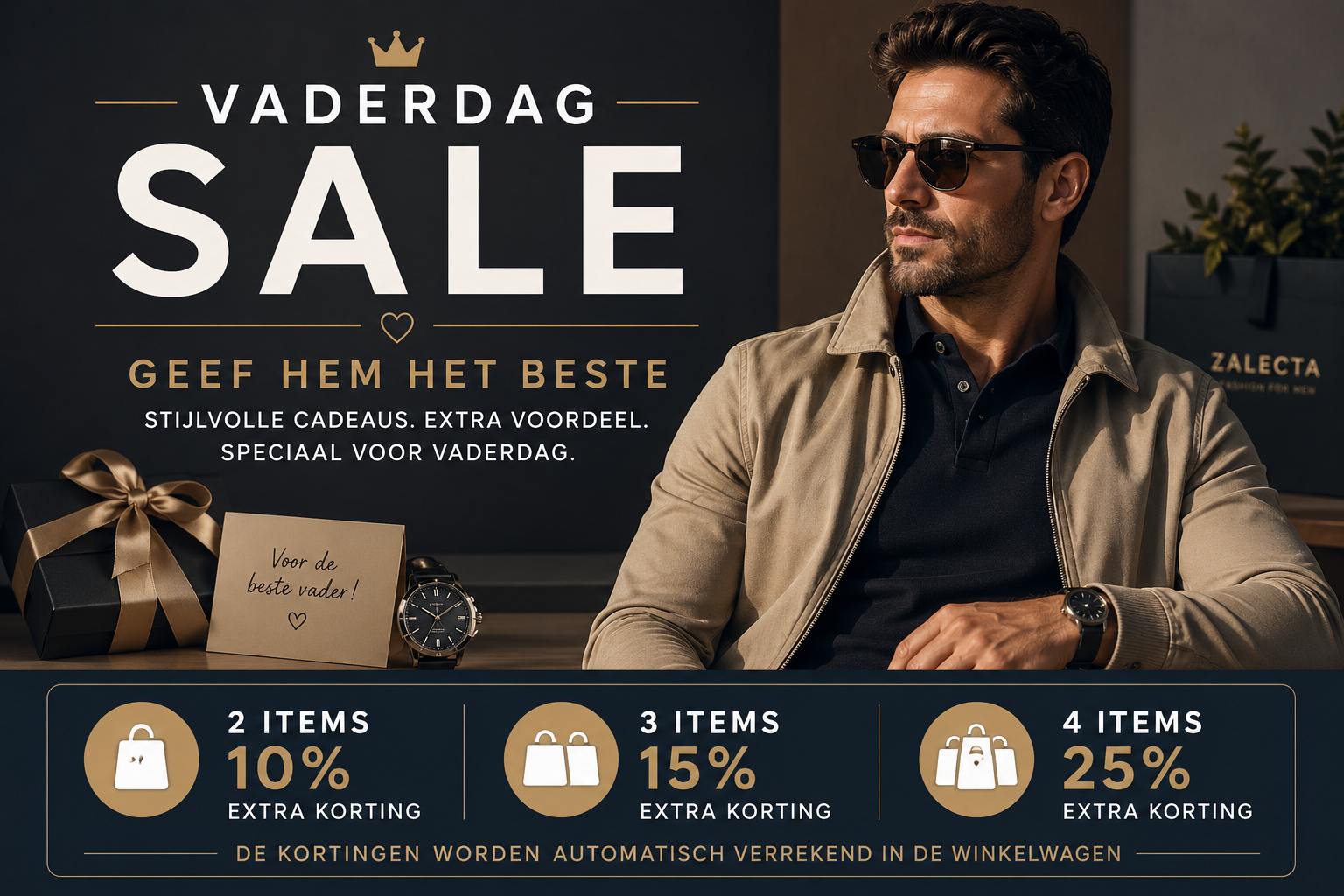 Vaderdagactie: Trakteer je vader én jezelf!