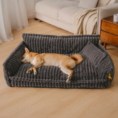Snoozy Dream Grote Hondensofa - Wasbare Orthopedische Hondenmand Fluffy