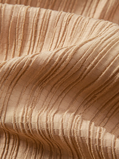Gerimpelde textuur<tc>rood</tc> Overhemd met knoopjes