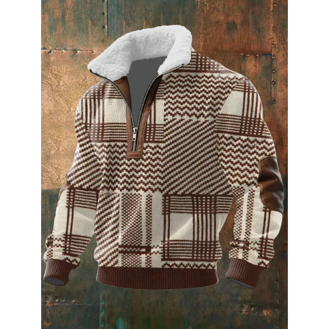 Finn | Gebreide Half-Zip Wintertrui