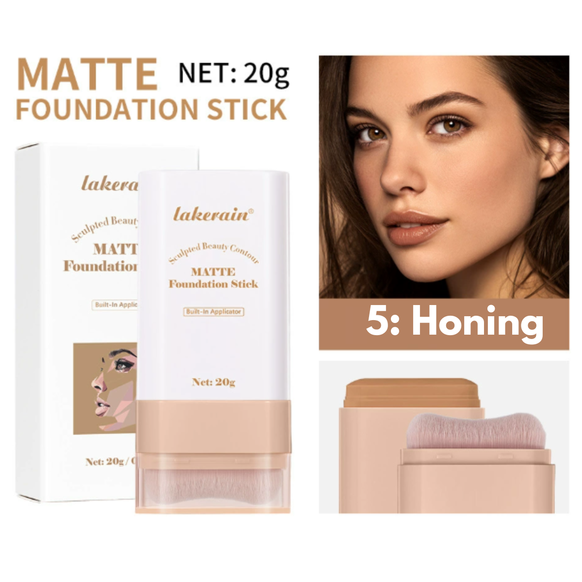 Matte Foundation Stick: Stralende, Egale Huid in 2 Stappen