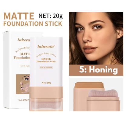 Matte Foundation Stick: Stralende, Egale Huid in 2 Stappen