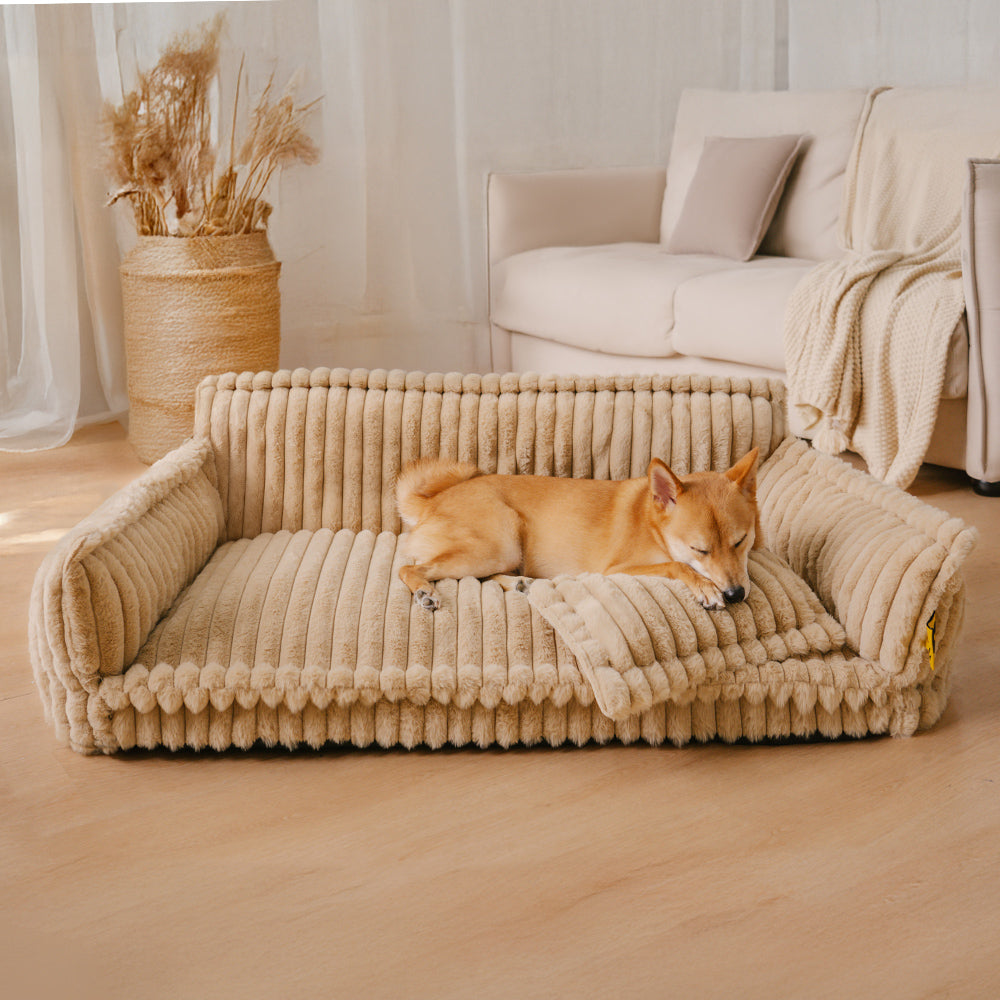 Snoozy Dream Grote Hondensofa - Wasbare Orthopedische Hondenmand Fluffy