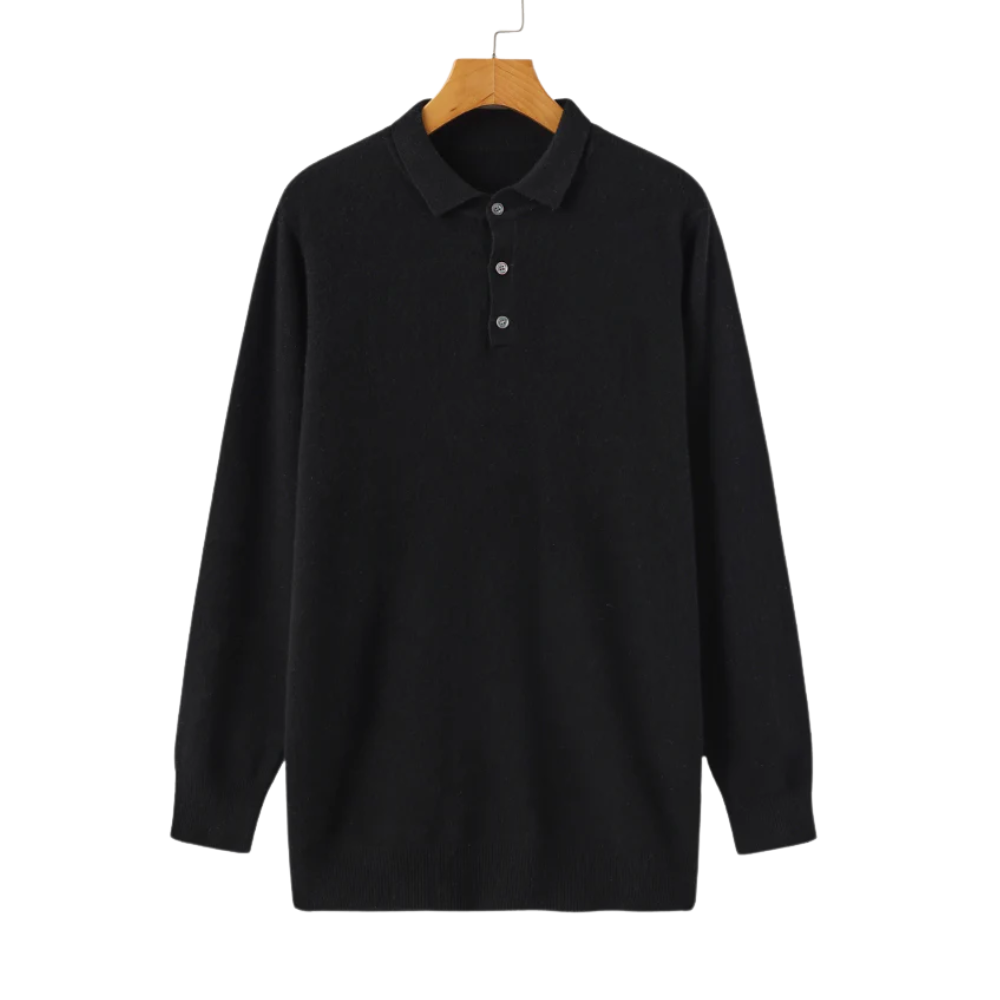 Premium longsleeve poloshirt