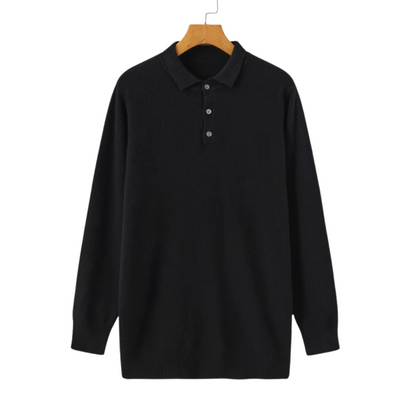 Premium longsleeve poloshirt
