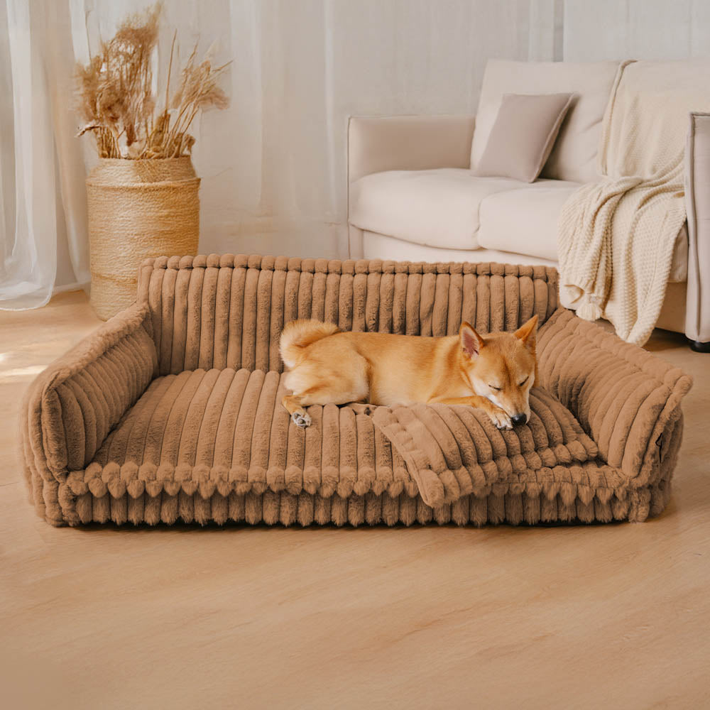 Snoozy Dream Grote Hondensofa - Wasbare Orthopedische Hondenmand Fluffy