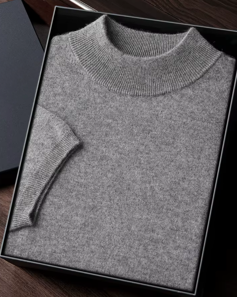 Zalecta | Tijdloze Mock Neck Shirt