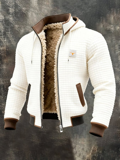 Lars | Gevoerd Wintervest met Teddy-Fleece & Wafelstructuur