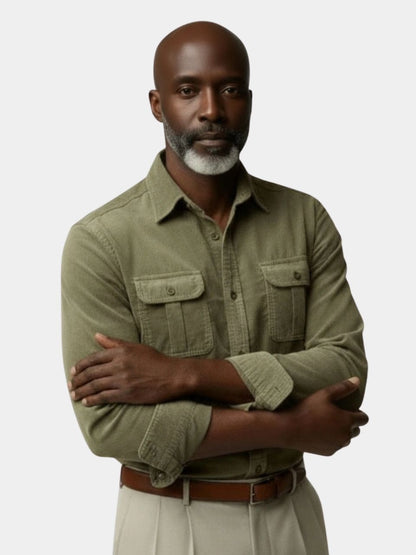 Matthijs | Casual Corduroy Overhemd