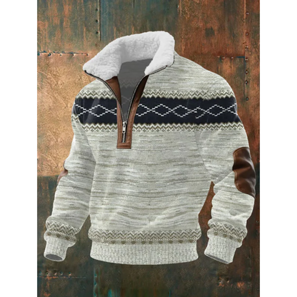 Finn | Gebreide Half-Zip Wintertrui