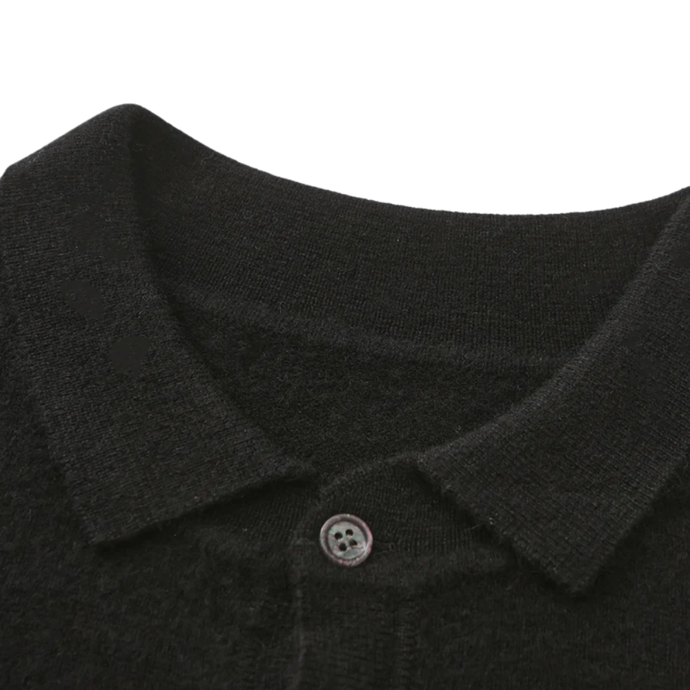 Premium longsleeve poloshirt