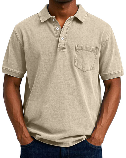 Vintage herenpolo