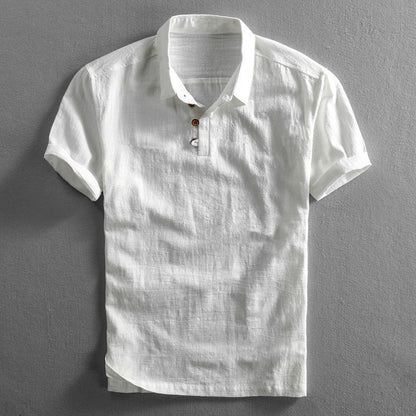 San Julian Linnen Poloshirt