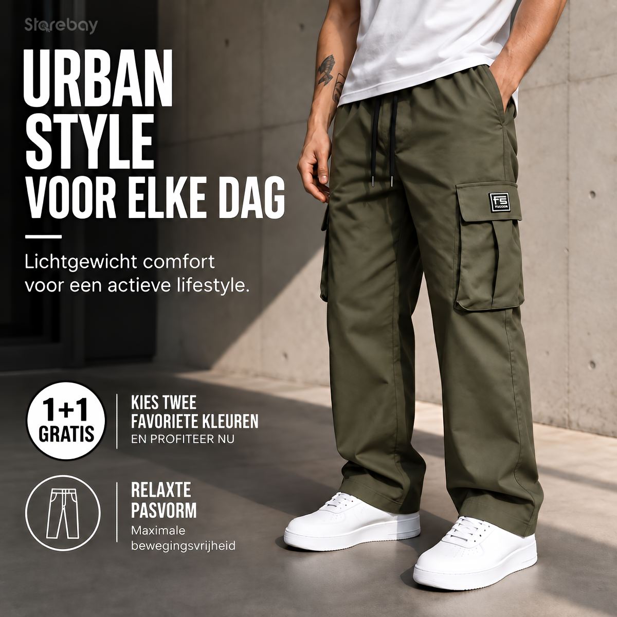 Kiran - Veelzijdige Heren Cargobroek product image