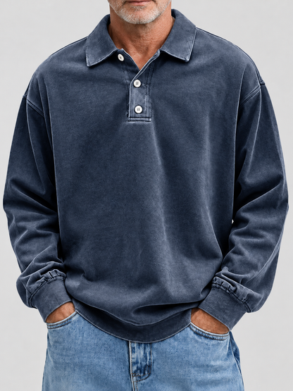 Jannes | Vintage Polo-Sweater