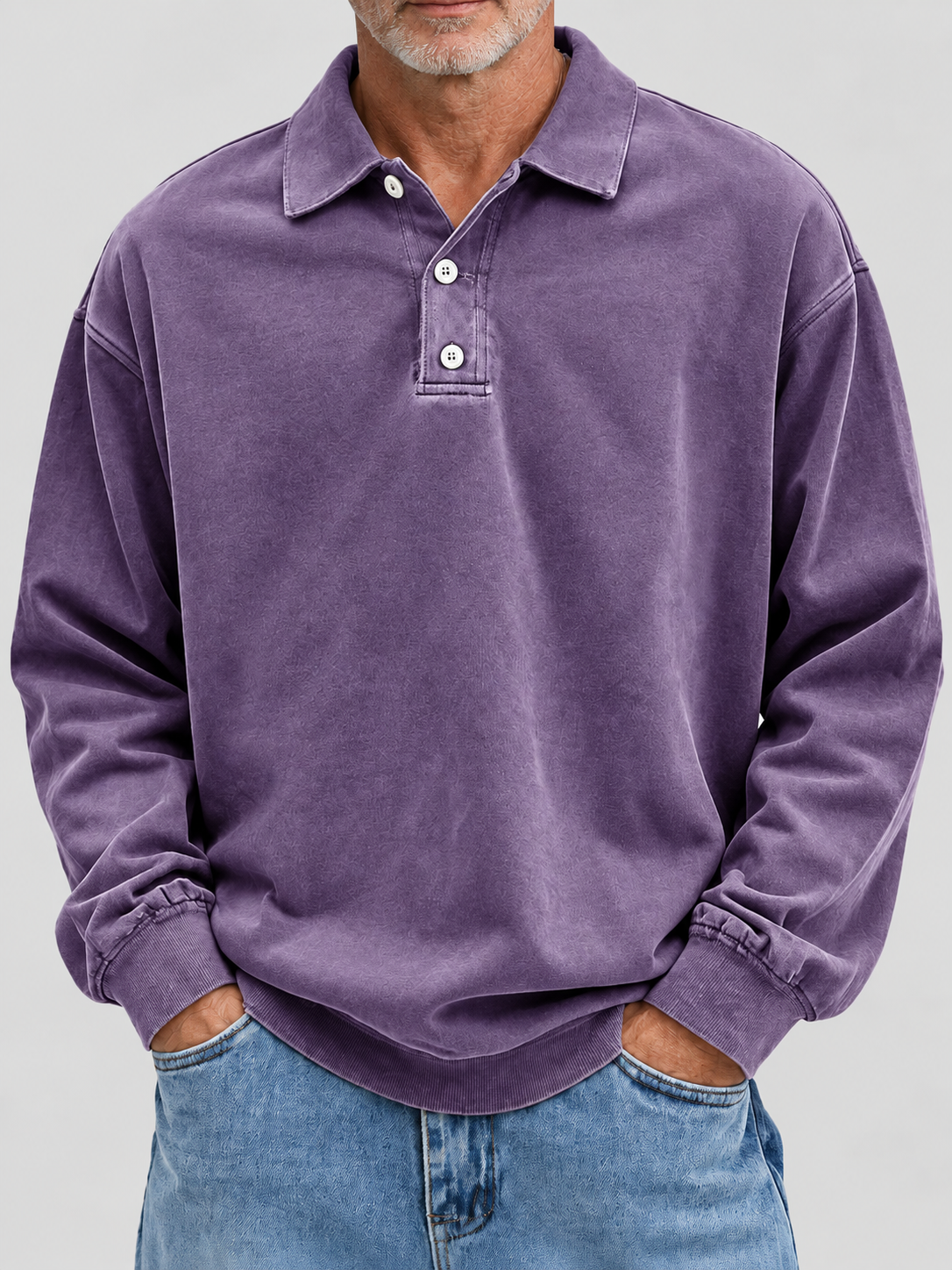 Jannes | Vintage Polo-Sweater