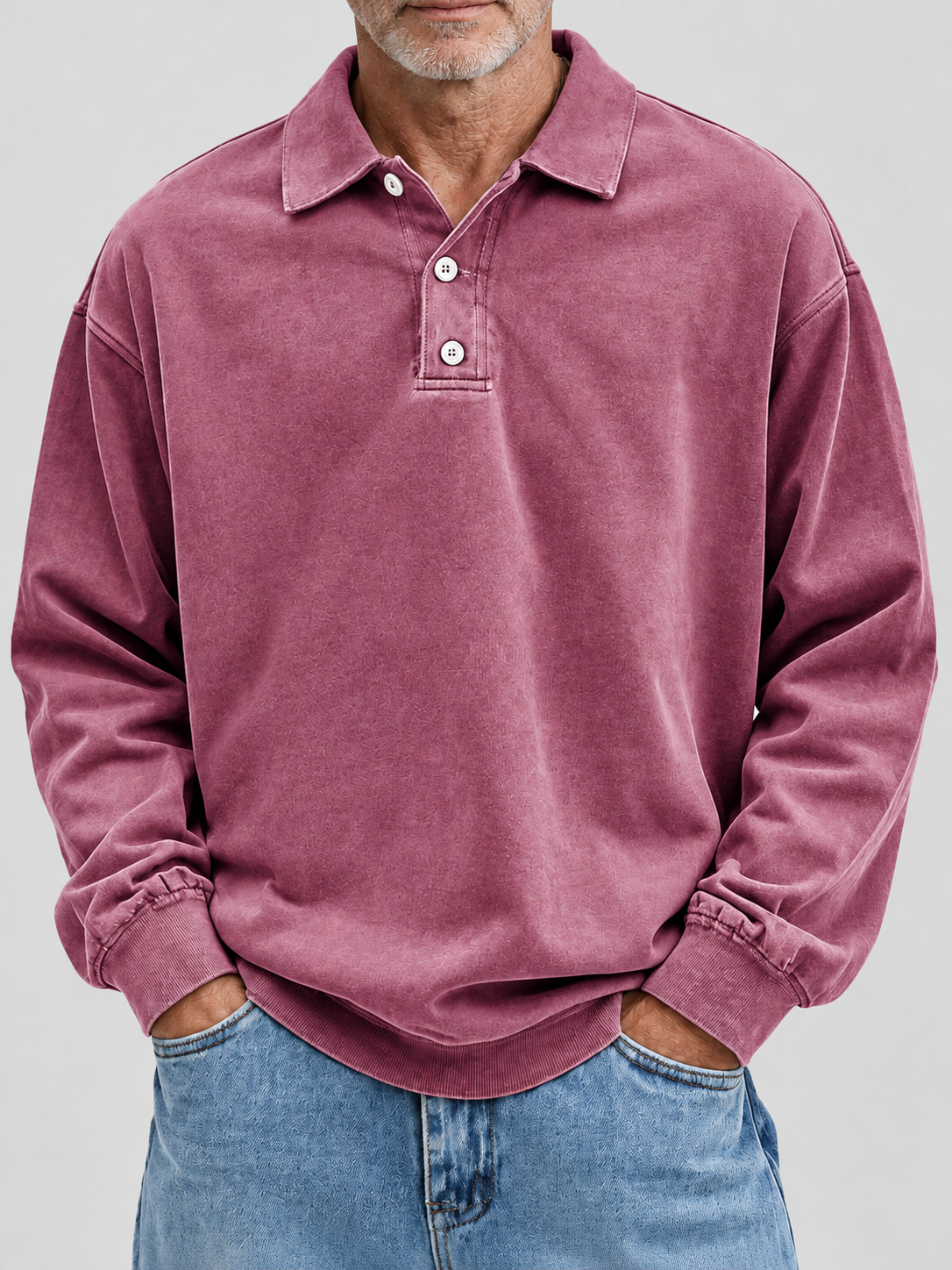 Jannes | Vintage Polo-Sweater