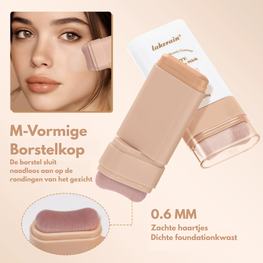 Matte Foundation Stick: Stralende, Egale Huid in 2 Stappen