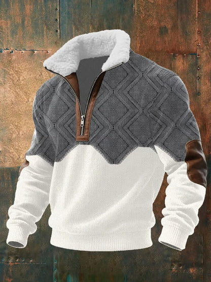 Finn | Gebreide Half-Zip Wintertrui