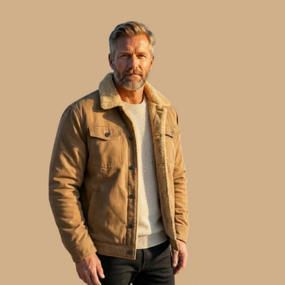 Robuust Bomberjack Heren - Winddicht met Warme Sherpa Voering