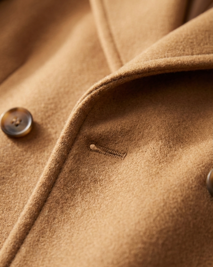 Limited Edition: Klassieke Herenmantel in Rijke Wol-Blend