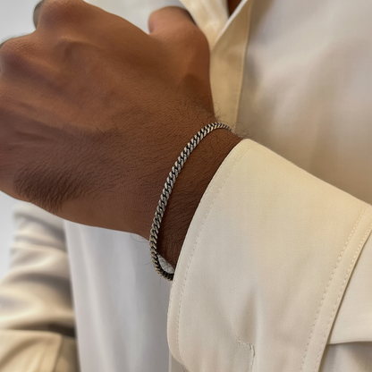 Zilveren Cuban Link Armband Heren - Grof Geschakelde Armband