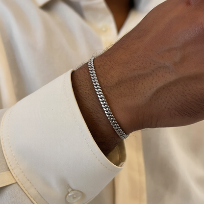 Zilveren Cuban Link Armband Heren - Grof Geschakelde Armband