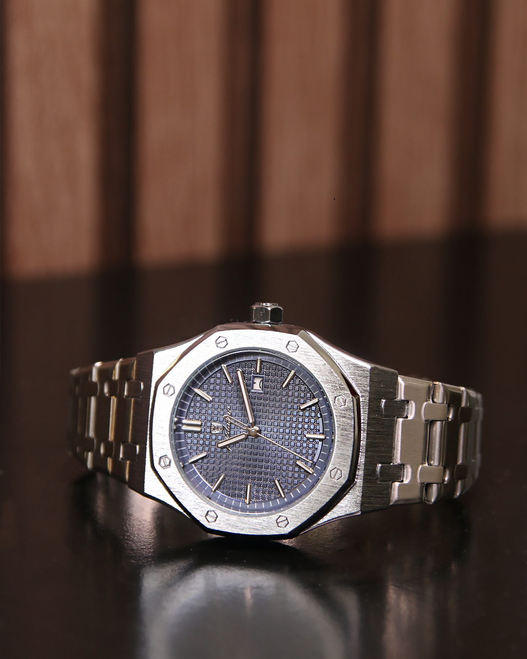 KingRoyal Luxe Herenhorloge - Zwaar RVS Horloge met Achthoekige Kast