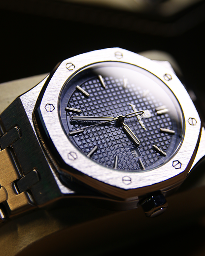 KingRoyal Luxe Herenhorloge - Zwaar RVS Horloge met Achthoekige Kast