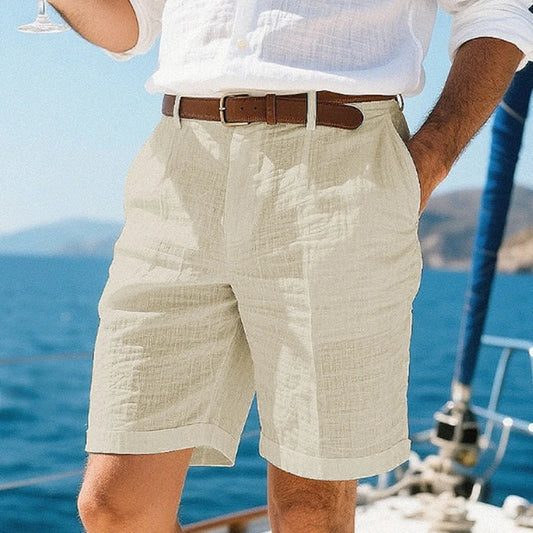Zalecta | Ademende linnen short
