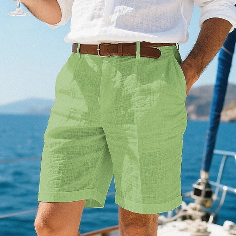 Zalecta | Ademende linnen short