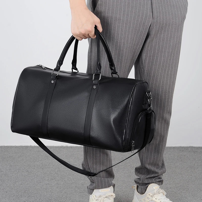 Zalecta | Premium Lederen Weekendtas