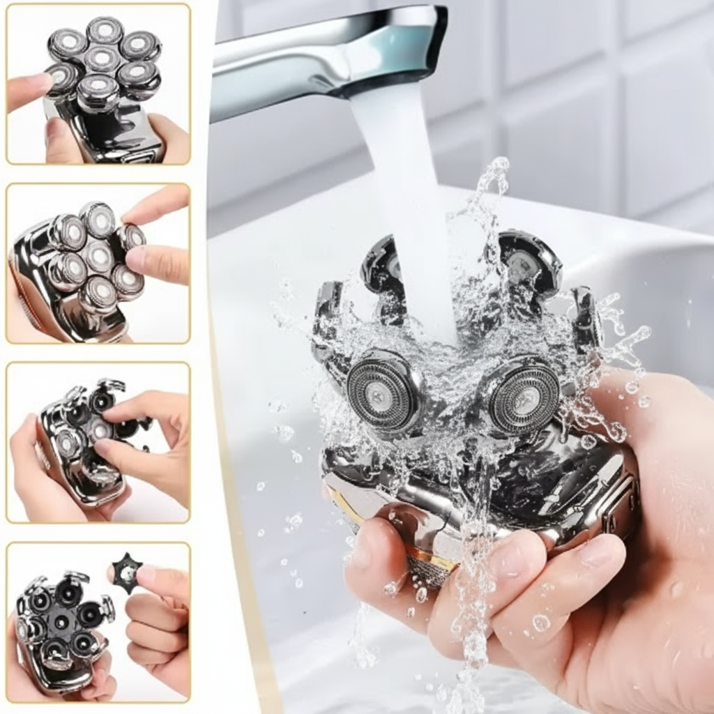 Headstart 5-in-1 Elektrisch Hoofdscheerapparaat - Kaalscheren Mannen (Skull Shaver)