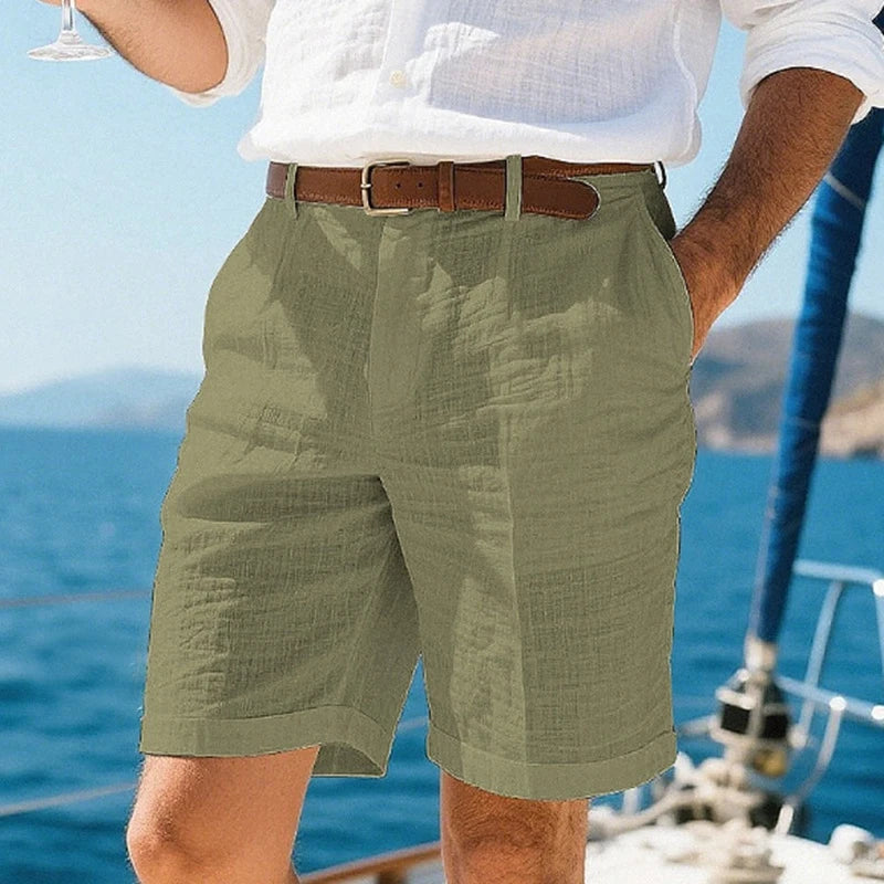 Zalecta | Ademende linnen short