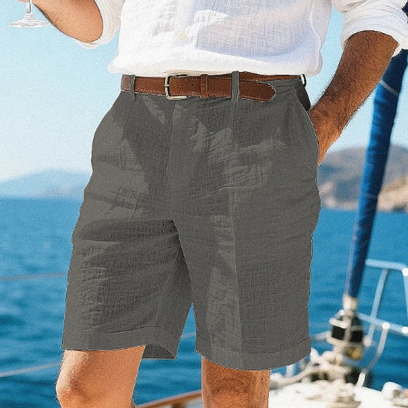 Zalecta | Ademende linnen short