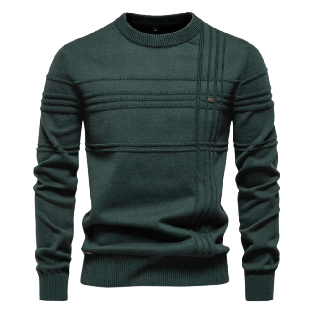 De Lorenz | Premium Herenpullover met Ruitpatroon