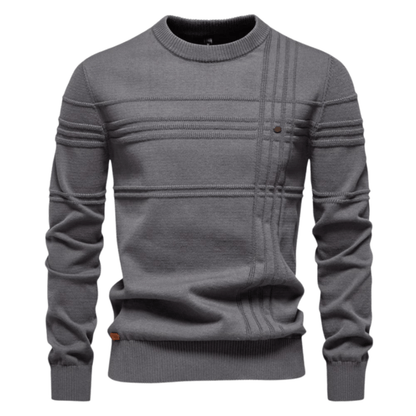 De Lorenz | Premium Herenpullover met Ruitpatroon
