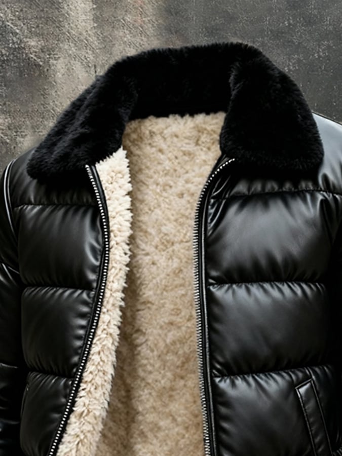 Premium Vintage Pilotenjas met Shearling Voering