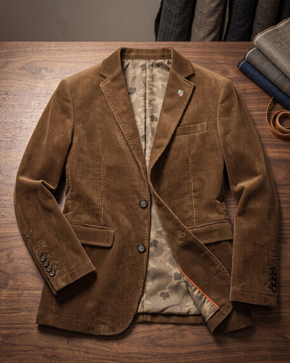 Clemens - Stijlvolle Corduroy Jas product image