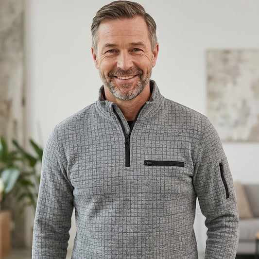 Tijmen | Gestructureerde Heren Sweater