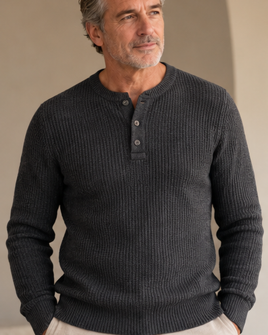 Etienne | Geribd Henleyshirt
