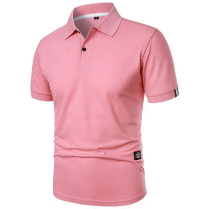 Overzicht van diverse Floris poloshirts in verschillende kleuren, toont de brede kleuropties van het product.
