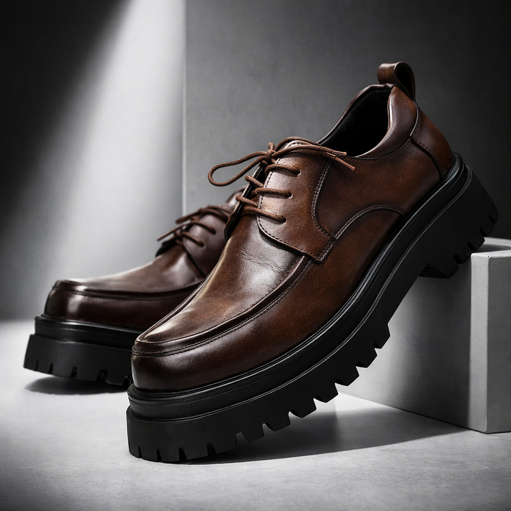 Gideon - Klassieke leren derbyschoenen formal wear product image