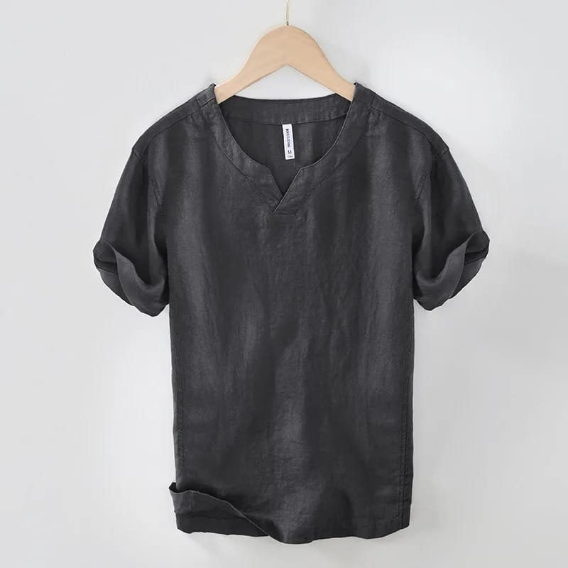 Lars - Relaxed V-hals shirt