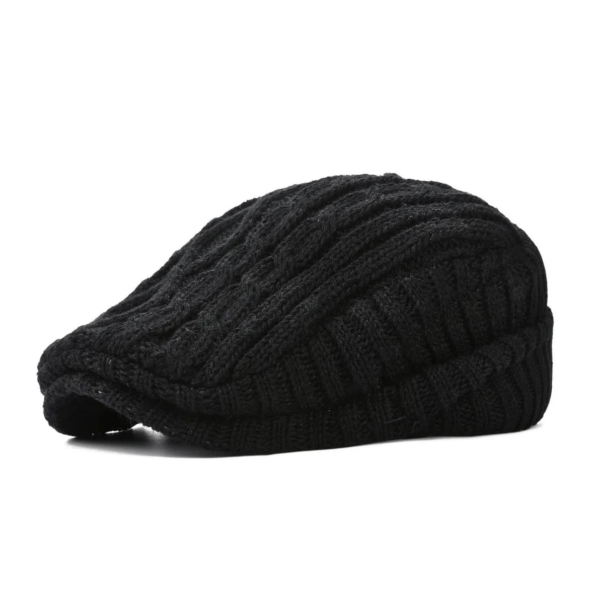 Binnenzijde van de Mick herenpet, met de zachte voering duidelijk zichtbaar, voor extra comfort en isolatie.
